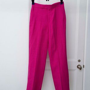 BNWT Maje Hot Pink Dress Pants - Size 38
